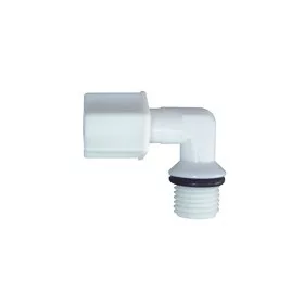   Külsőmenetes "L" könyök bekötő-idom 3/8" cső x 3/8" menet - Jaco 4066