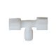 Külsőmenetes "T" elosztó bekötő-idom szimmetrikus 1/4" cső x 1/8" menet x 1/4" cső - Jaco - 6042