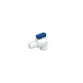   Elzárócsap víztartályokhoz 1/4"x1/4", Jaco, íves könyök