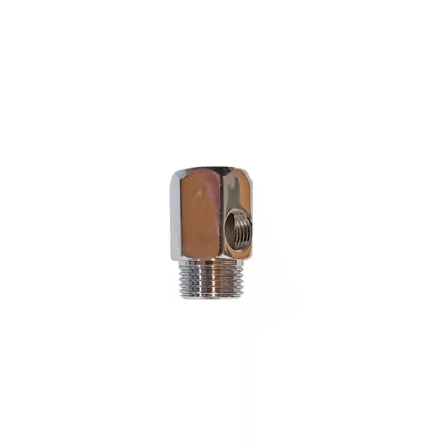 Bekötő-elosztó csatlakozó 1/2" x 1/2" x 1/4" fém