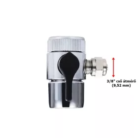   Útváltó szelep asztali víztisztítókhoz - egyirányú 3/8"