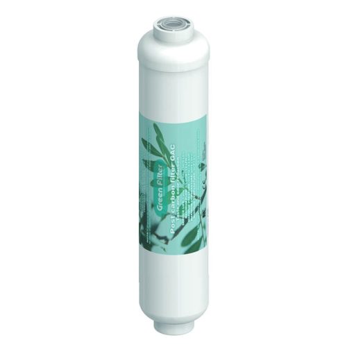 Puricom/Green Filter aktívszén utószűrő - In-Line - 10 x 2" - belsőmenetes