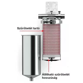   Geyser Typhoon 10"-os szűrőház 3/4" csatlakozással, meleg vízre