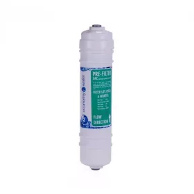   Economy Water aktívszén előszűrő - MALE quick csatlakozós -10" x 2,5", In-Line - QM
