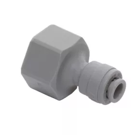   Belsőmenetes egyenes bekötő-idom 1/4" cső x 3/4" menet - Quick-NSF