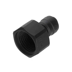   Belsőmenetes egyenes bekötő-idom 6 mm cső x 3/8" menet - Quick-NSF