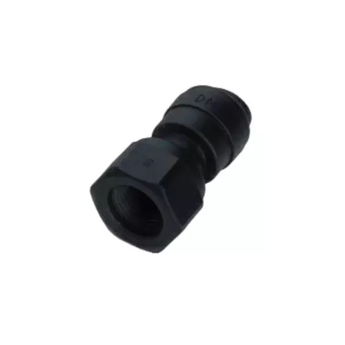 Belsőmenetes egyenes bekötő-idom 8 mm cső x 7/16" menet - Quick -NSF