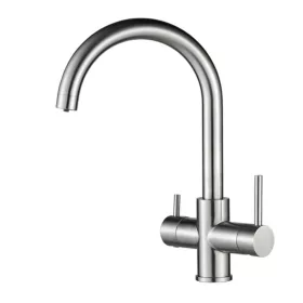  Konyhai csaptelep víztisztítóhoz 4-utas klasszik dizájn - inox