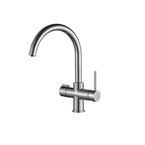 Konyhai csaptelep víztisztítóhoz 4-utas klasszik dizájn - inox