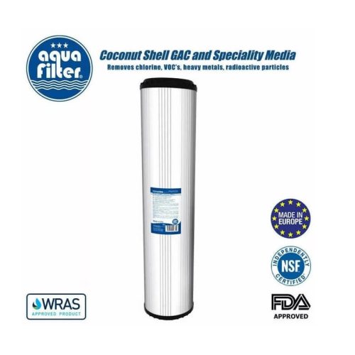 Aquafilter Szűrőbetét - kondicionáló, aktív szénnel, polipropilén rostokkal FCCA20BB