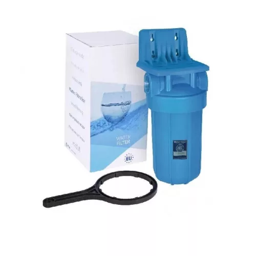 Aquafilter Központi vízszűrőház - 10"-os Big Blue, konzollal, szűrőház kulccsal