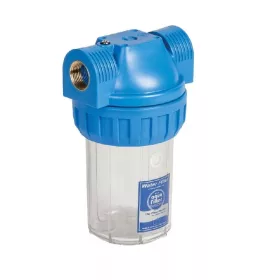   Aquafilter 5''-os szűrőház 1/2 csatlakozással, 3 részes, max.: 6 bar nyomás