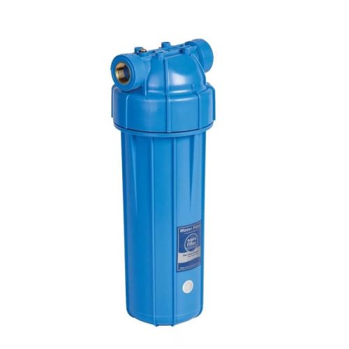 Aquafilter 10"-os Szűrőház 1/2" csatlakozással, hideg vízre kék házzal