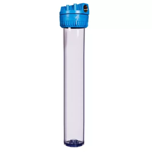Aqua Központi vízszűrőház - 20"-os Slim szűrőház 3/4" csatlakozással