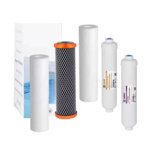 Aquafilter 5 részes elő és utó-szűrőbetét szett RO rendszerekhez - FCCBL-P