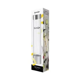   GasUp Quokka Bianko szódakészítő géphez palack (800 ml) - ezüst
