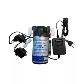   PurePro RO nyomásfokozó pumpa szerelvényekkel kapcsolókkal szettben HF-8367 - 24V - 1,25 LPM