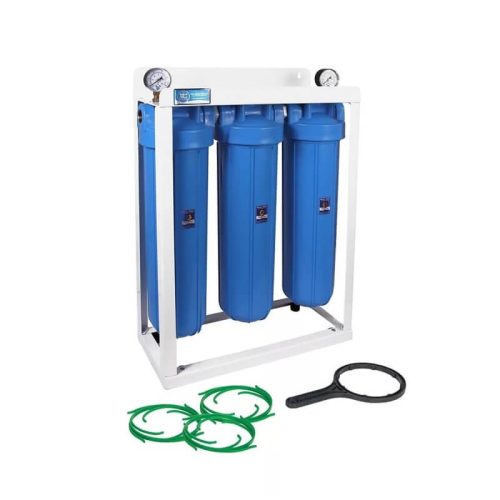 Aquafilter HHBB20B központi vízszűrő rendszer nyomásmérőkkel