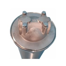   HomeWater 20"-os BIGBLUE rozsdamentes szűrőház 1" csatlakozással, meleg vízre