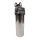 HomeWater 10"-os rozsdamentes szűrőház 3/4" csatlakozással, meleg vízre