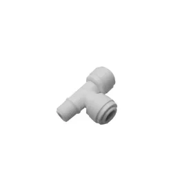   Külsőmenetes "T" elosztó bekötő-idom 3/8" cső x 3/8" cső x 1/4" menet - Quick