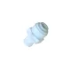 Külsőmenetes egyenes bekötő-idom 1/4" cső x 1/8" menet - Quick