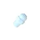 Külsőmenetes egyenes bekötő-idom 1/4" cső x 1/4" menet - Quick