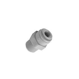   Külsőmenetes egyenes bekötő-idom 1/4" cső x 3/8" menet - Quick - NSF