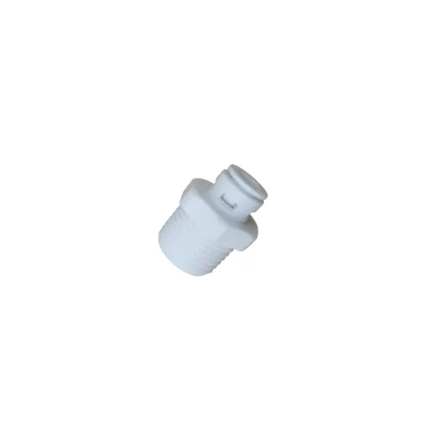 Külsőmenetes egyenes bekötő-idom 1/4" cső x 1/2" menet - Quick