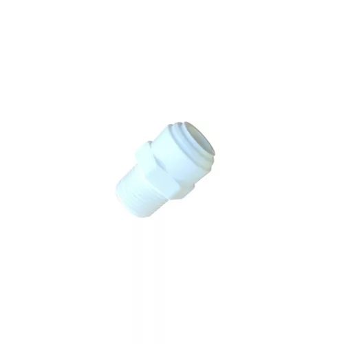 Külsőmenetes egyenes bekötő-idom 3/8" cső x 3/8" menet - Quick