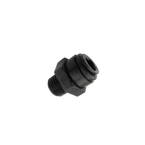 Külsőmenetes egyenes bekötő-idom 6 mm cső x 1/8" menet - Quick-NSF