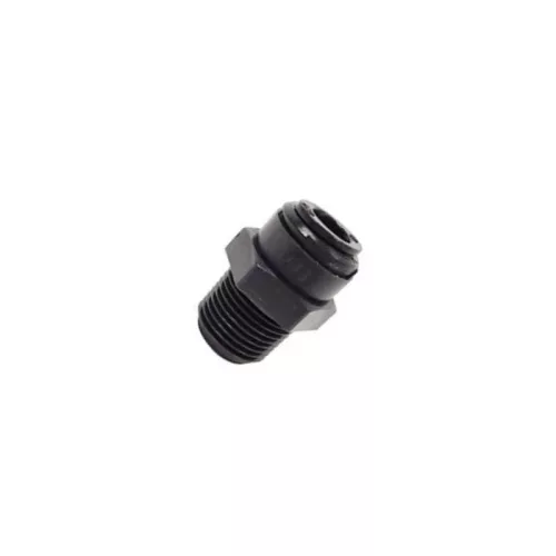 Külsőmenetes egyenes bekötő-idom 8 mm cső x 3/8" menet - Quick-NSF