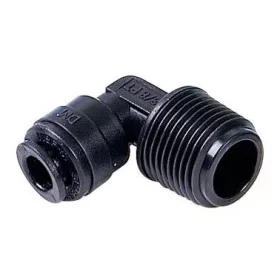  Külsőmenetes "L" könyök bekötő-idom 6 mm cső x 1/4" menet - Quick-NSF