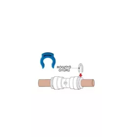   Quick gyorscsatlakozó rögzítőgyűrű (patkó) 1/4" cső