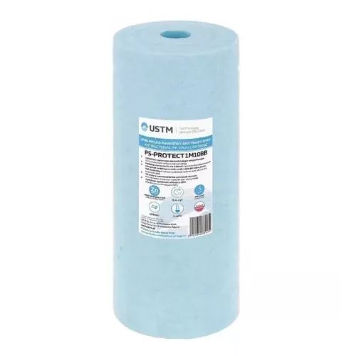 USTM Antibakteriális üledék-szűrőbetét - 1 mikron 10 x 4,5" - BigBlue szűrőbetét
