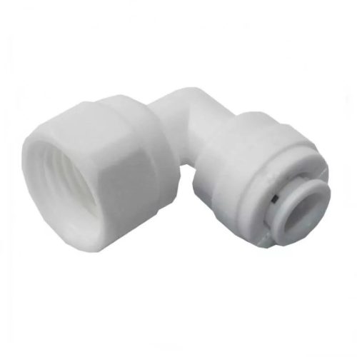Belsőmenetes "L" könyök idom 1/4" cső x 1/4" menet - Quick
