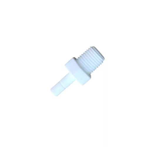Tömlős külsőmenetes egyenes bekötő-idom 1/4" menet x 1/4" tömlő vég