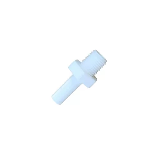 Tömlős külsőmenetes egyenes bekötő-idom 1/4" menet x 3/8" tömlő vég