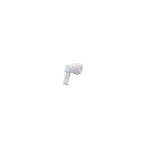 Tömlős "L" könyök bekötő idom (pipa) 1/4" cső x 1/4" tömlő vég - Quick