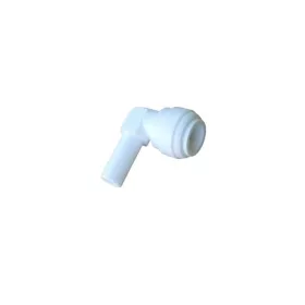   Tömlős "L" könyök bekötő-idom (pipa) 3/8" cső x 3/8" tömlő vég - Quick