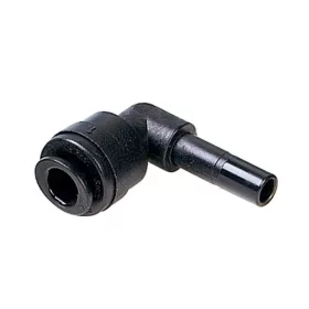   Tömlős "L" könyök bekötő-idom (pipa) 8 mm cső x 8 mm tömlő vég - Quick - NSF