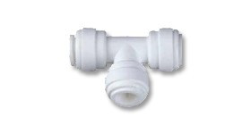 "T" elosztó-idom 1/4" cső x 1/4" cső x 1/4" cső - Quick
