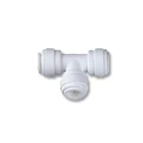   "T" elosztó-idom 3/8" cső x 1/4" cső x 3/8" cső - Quick