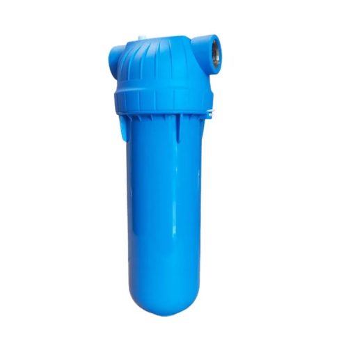 USTM 10"-os Szűrőház 1" csatlakozással, kék házzal, BPA mentes, 8 bar nyomásig (FHPRN1-B-AQ)